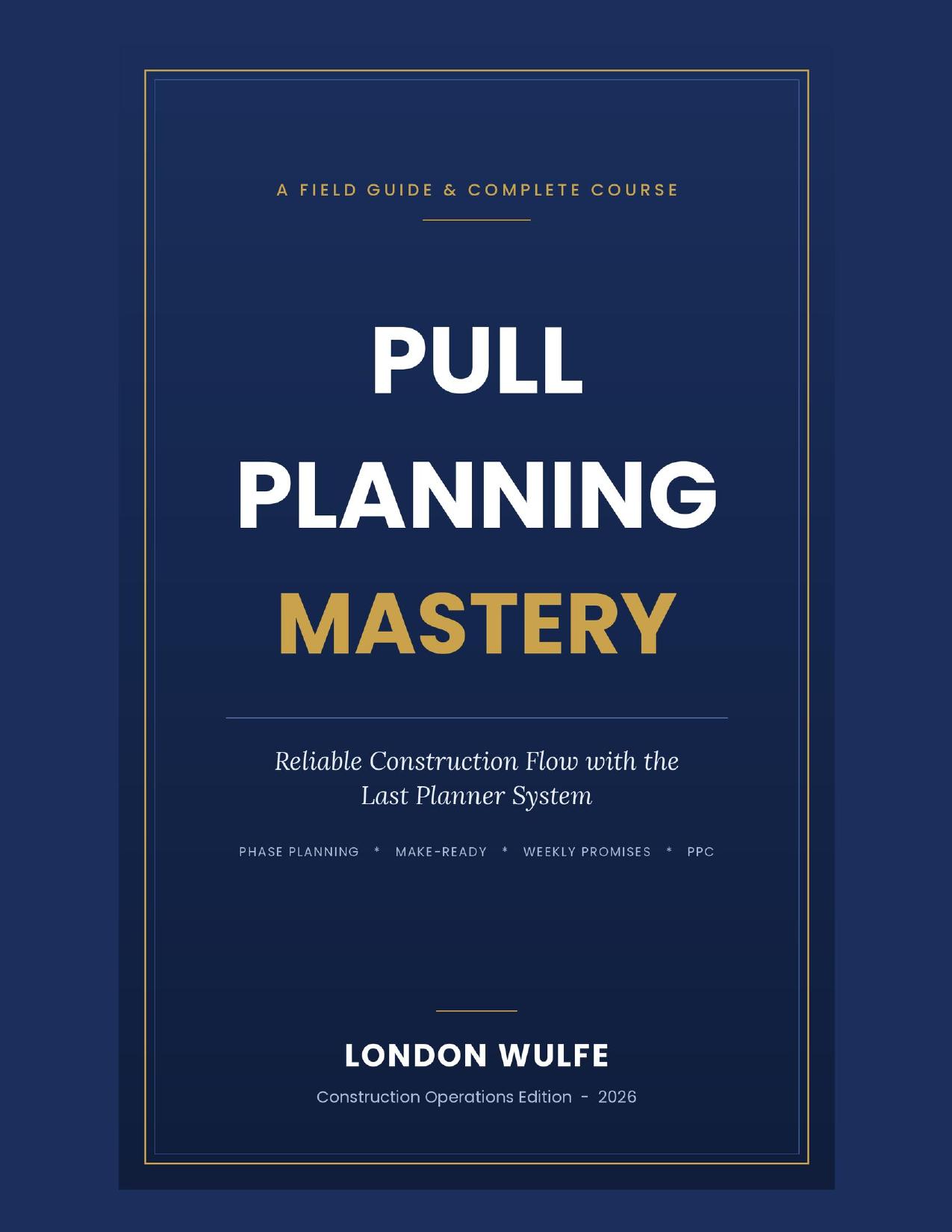 Reading preview of Pull Planning Mastery